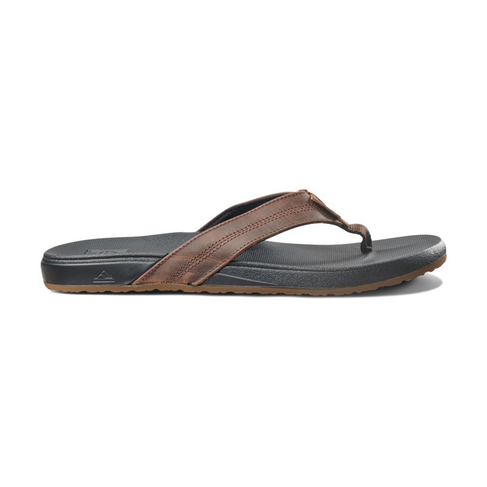 Mens reef brown hot sale leather flip flops